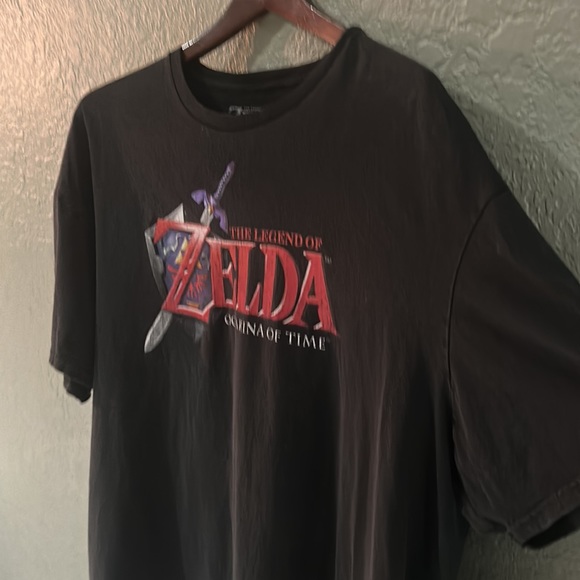Legend Of Zelda Ocarina of Time black T-shirt - Picture 5 of 6